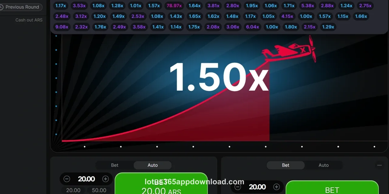 Aviator Game Demo Screen